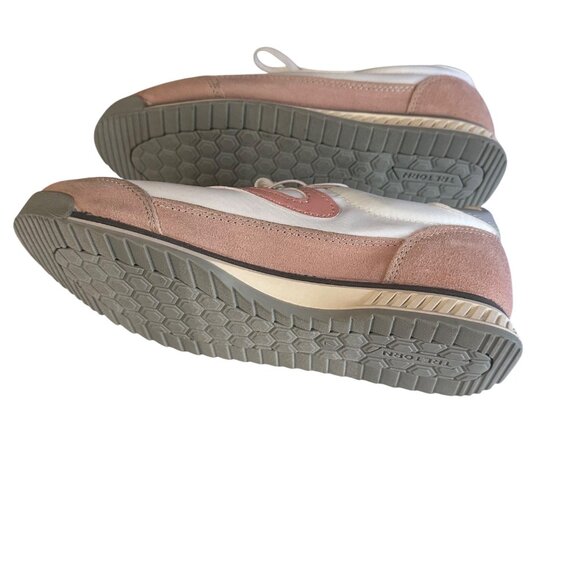 Tretorn pink and white leather sneakers size 7m - Picture 5 of 10